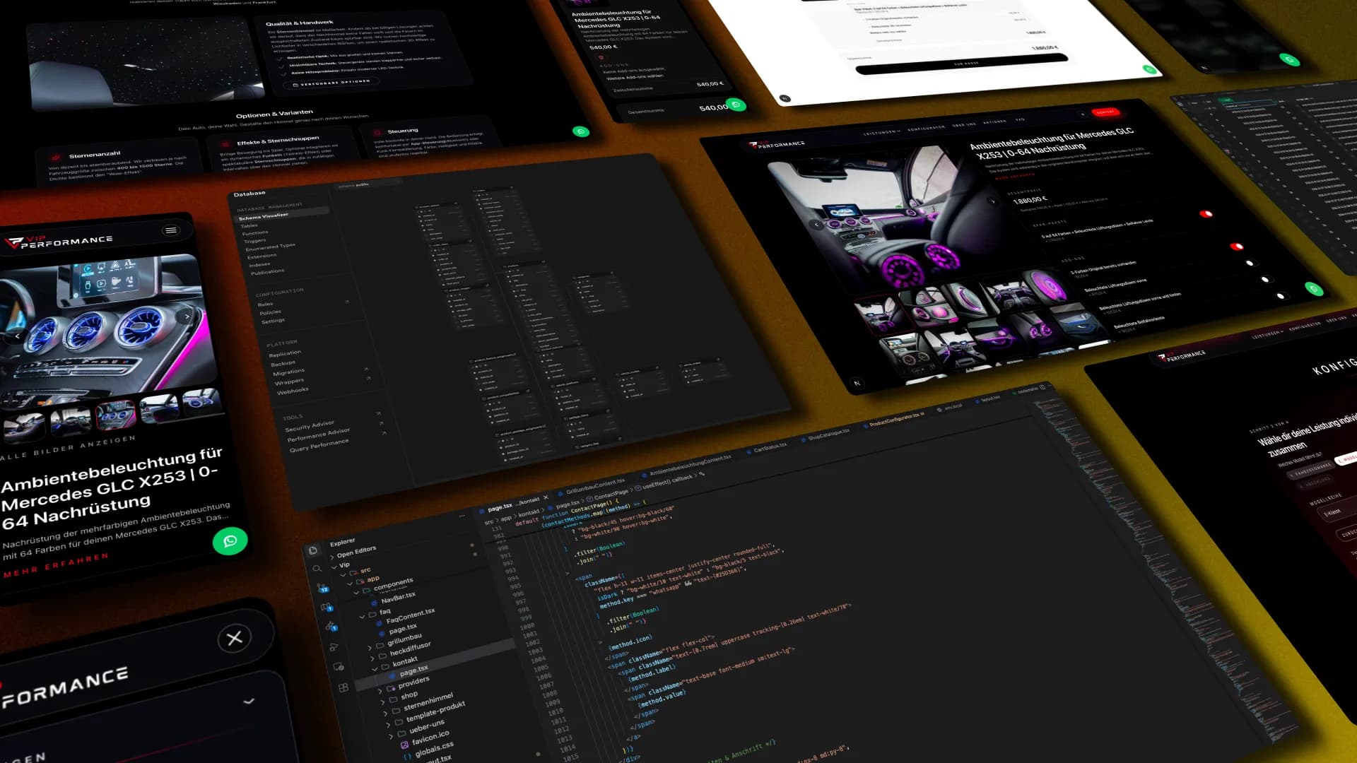 Projektvisualisierung für Blackwell Leistungen